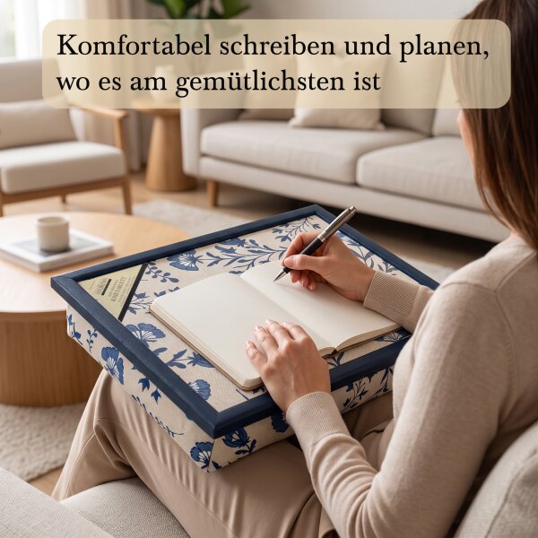 Knietablett mit Kissen Azure Meadow