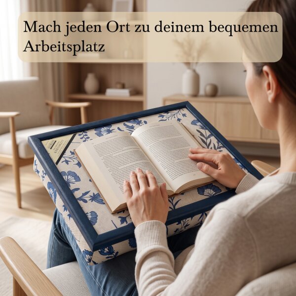 Knietablett mit Kissen Azure Meadow