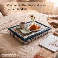 Knietablett mit Kissen Azure Meadow