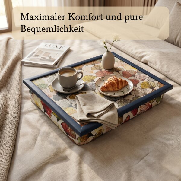 Knietablett mit Kissen Ginkgo Atelier