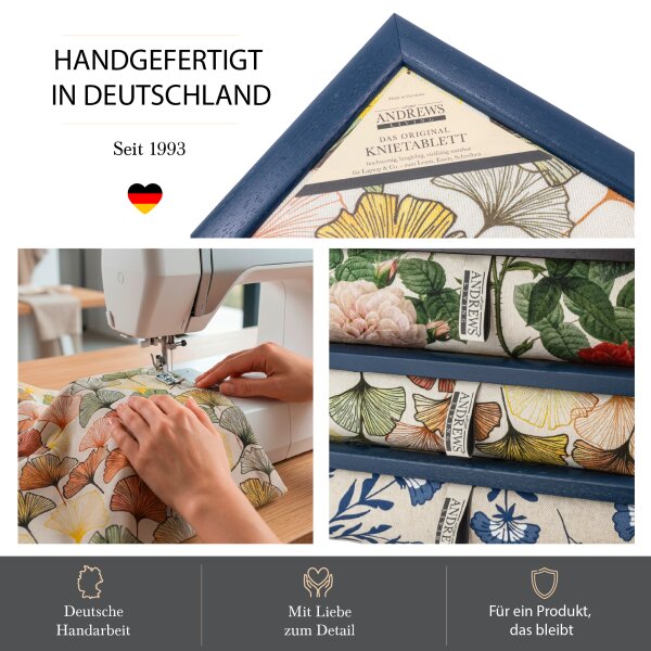 Knietablett mit Kissen Ginkgo Atelier