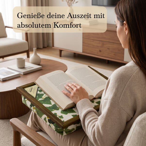 Knietablett mit Kissen Ivy Garden