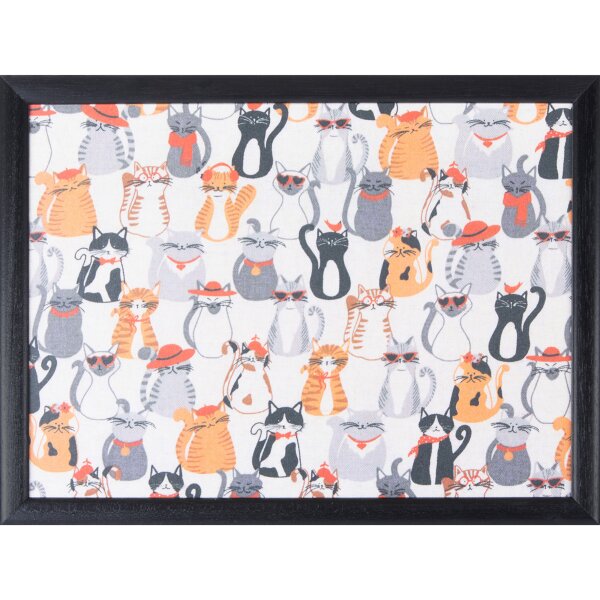Knietablett mit Kissen Urban Cats