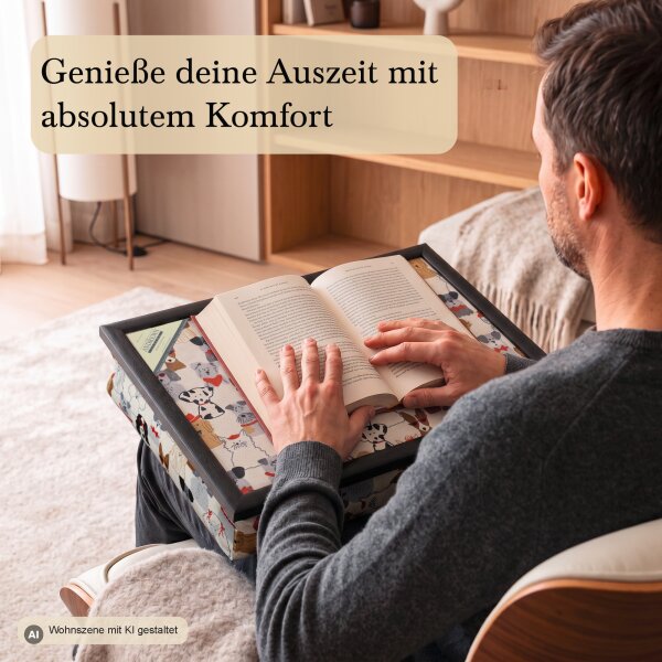 Knietablett mit Kissen Urban Dogs