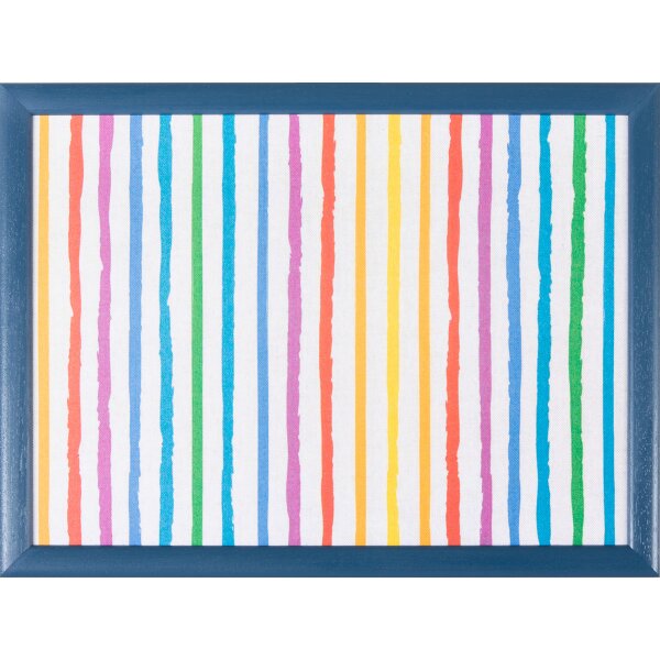 Knietablett mit Kissen Crayon Stripe