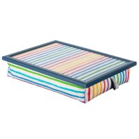 Knietablett mit Kissen Crayon Stripe