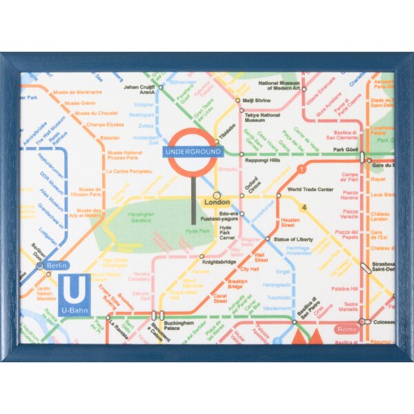 Knietablett mit Kissen Underground City