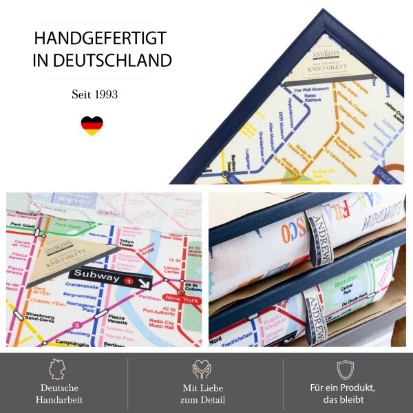 Knietablett mit Kissen Underground City