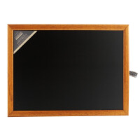 Andrew´s Knietablett Laptray mit Kissen Tablett für Laptop Stoff Uni schwarz/ OF schwarz/Rahmen eichefarben